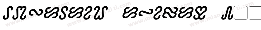 Ophidian Italic 3字体转换